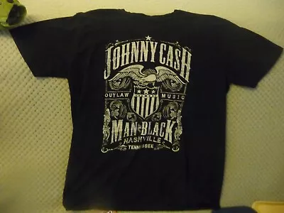 Buy Johnny Cash Man In Black Nashville Tennessee T Shirt Size XL • 15.99£