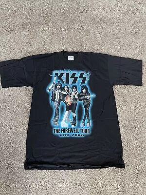 Buy Kiss Farewell Tour 2000 T Shirt Vintage All Sport L Large 44 Heavyweight Black • 100£