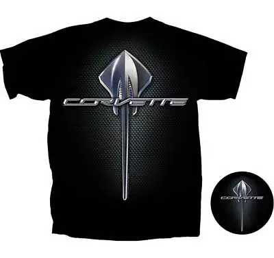 Buy Chevy Chevrolet Stingray Corvette C7 Emblem Cars Automobiles T Shirt CVSRL-B • 38.54£