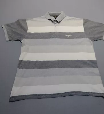 Buy Guinness Polo Shirt Mens Large Striped T-shirt Cotton Embroidered Rugby Cotton  • 14.96£