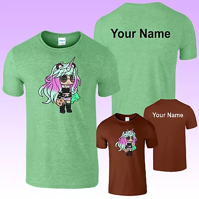 Buy Personalised Cookie Girl Swirl C Mens T-Shirt Funny Youtuber Merch Gamer Kids • 11.99£