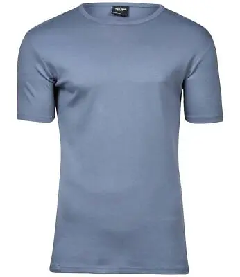 Buy Tee Jays Mens Interlock Short Sleeve Crew Neck Tee T-Shirt • 19.50£