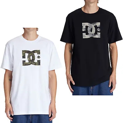 Buy DC Shoes Mens Star Fill Short Sleeve Crew Neck Cotton T-Shirt Top Tee • 31£