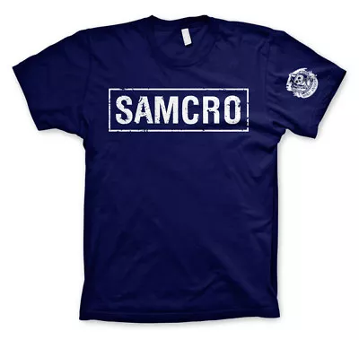 Buy Official Licensed Sons Of Anarchy (SOA) - SAMCRO Distressed T-Shirt S-3XL • 16.99£