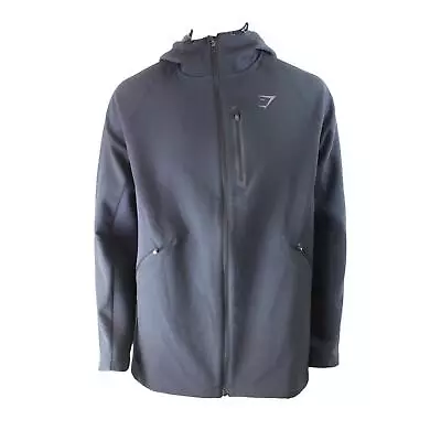 Buy Gymshark Men's Apex Long Sleeve Zip Jacket, Black, Large, USED • 33.99£