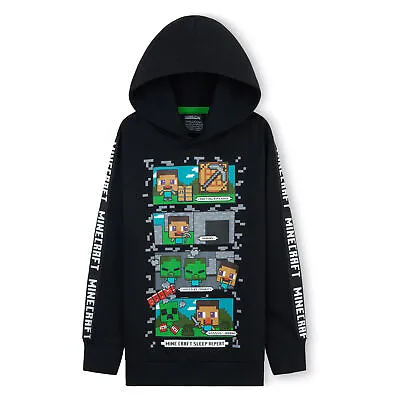 Buy Minecraft Hoodie For Boys - Black, Gifts For Gamers • 18.99£