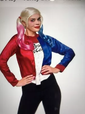 Buy Suicide Squad Harley Quinn Ladies Jacket Fancy Dress Costume Size Small • 15£