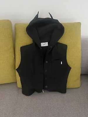 Buy Coperni Black Horn Crop Sleeveless Hoodie - Size 10 - Pre Owned • 135£