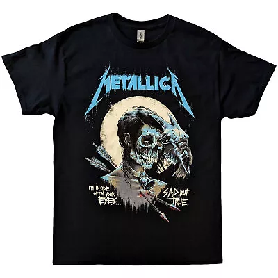 Buy Metallica Sad But True Poster Black T-Shirt NEW OFFICIAL • 16.59£