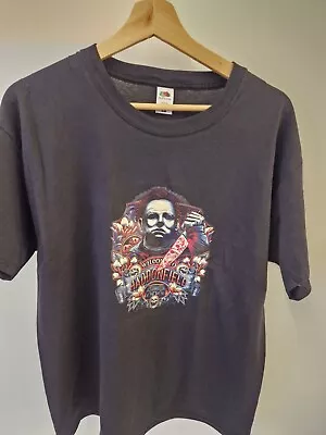 Buy Halloween Michael Myers T Shirt Horror Haddonfield Size Large  • 9.99£