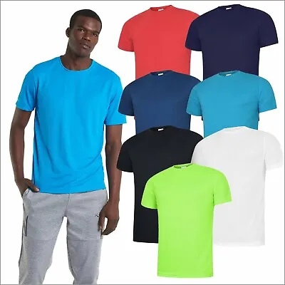 Buy Uneek Mens Ultra Cool T Shirt Casual Gym Running Leisure Sports Breathable Tops • 6.17£