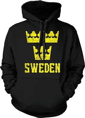 Buy Riksdag Of Sweden Sveriges Riksdag Swedish Three Crowns Pride Hoodie Pullover • 21.91£