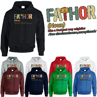 Buy Marvelous Fathor Mens Hoodie Movie Fathers Day 2023 Superhero Funny Gift Hoody • 18.99£