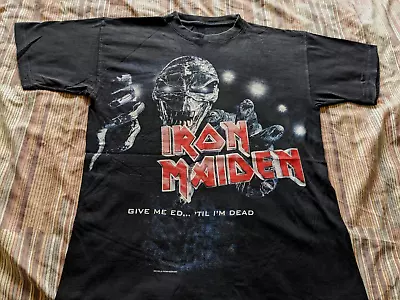 Buy Rare 2003 Official Iron Maiden T Shirt, Front And Back Print • 7.02£