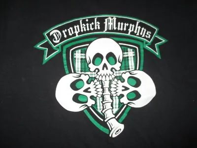 Buy DROPKICK MURPHYS 3-Leaf Skeleton Clover (MED) T-Shirt ST PATRICK'S DAY • 28.35£