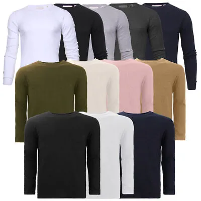 Buy Men's Long Sleeve Crew Neck T-Shirt  Base Layer Casual Cotton Jersey Soul Star • 9.99£