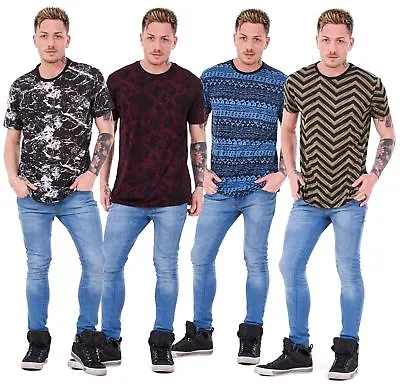 Buy New Mens Printed T Shirt Malay Apparel Viscose Cotton Casual Wear Top M To 2XL • 6.95£