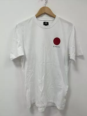 Buy Ed Sheeran Worn Donated White Edwin Japanese Sun T-Shirt With EACH Charity COA • 82£