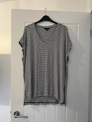 Buy Topshop Oversized Stripe T-shirt 6 • 6£