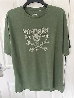Buy Mens Wrangler Workwear T-shirt Size 3XL • 18£