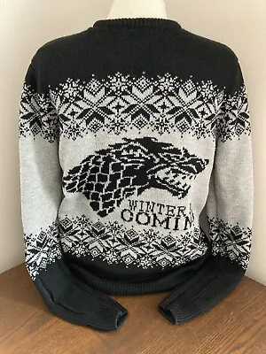 Buy XS 37  Chest Game Of Thrones Christmas Xmas Jumper Sweater GOT Winter Is Coming • 19.99£