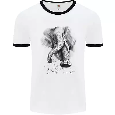 Buy An Abstract Elephant Environment Mens Ringer T-Shirt • 12.99£