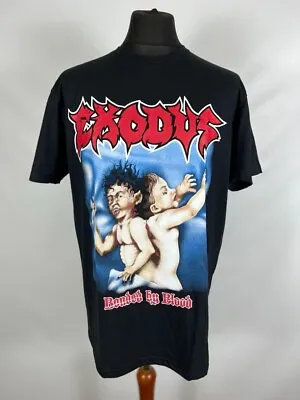 Buy Exodus “Bonded By Blood” Rock Streetwear Tee • 38.40£