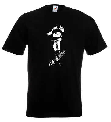 Buy  Angus Young  AC/DC T Shirt Brian Johnson You Shook Me All Night Long • 13.95£