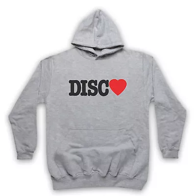 Buy I Love Disco Music Slogan Dancing Clubbing Cool Retro Unisex Adults Hoodie • 27.99£