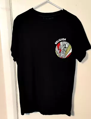 Buy Mens Religion T Shirt In Black, Size Medium. • 14.99£