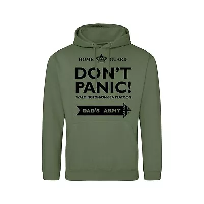 Buy Don't Panic Dads Army Hoodie Home Guard Tribute / Cosplay Hoody Various Sizes • 19.99£
