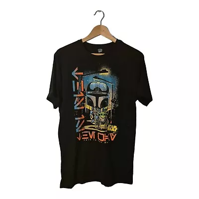 Buy Funko Pop Tees & Star Wars Collaboration T-Shirt Size L Mandalorian • 14.99£