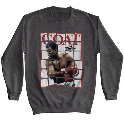 Buy Muhammad Ali Goat Heavyweight Boxing Champ Cassius Clay Men's Sweatshirt • 56.62£