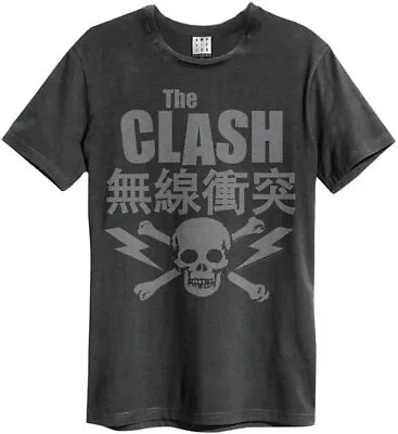 Buy Amplified The Clash Bolt Men's Charcoal T-Shirt  • 19.95£
