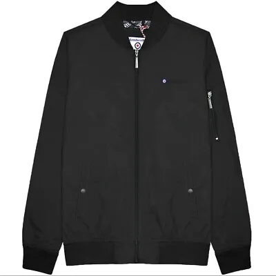 Buy Mens Lambretta Classic Lightweight MA1 Bomber MOD SKA Jacket Coat Sizes Medium • 22.99£