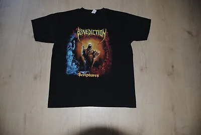Buy Original Benediction  Scriptures  XL T-shirt Napalm Death Carcass Bolt Thrower • 14.17£
