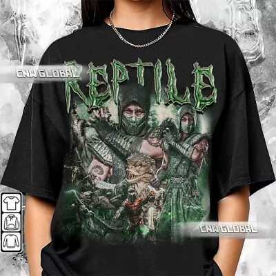 Buy Reptile Mortal Kombat 1 90s Shirt, Bootleg Movie Fighting Games, Gift For Fan • 20.36£