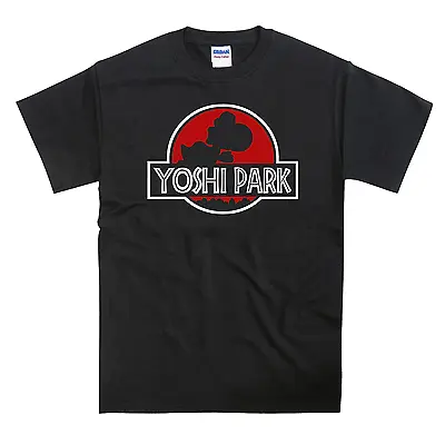 Buy Yoshi Park Jurassic World Dinosaur Parody T-Shirt (Red Logo) • 12.95£