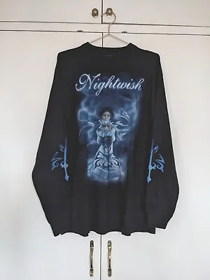 Buy Nightwish - XL Vintage Early 2000s Long Sleeve T-shirt - Finnish Symphonic Metal • 74.99£