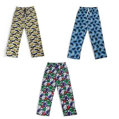 Buy Mens Boys Official Cookie/Joker/Batman Character Lounge Pants Bottoms Nightwear • 12.99£