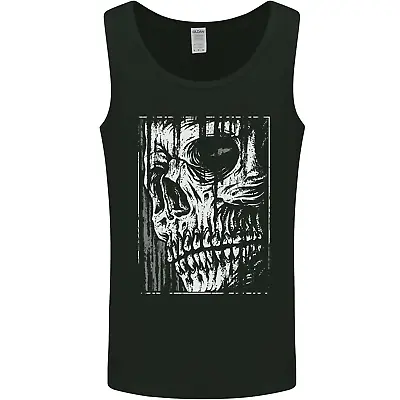 Buy Grim Reaper Skull Gothic Biker Demon Mens Vest Tank Top • 9.99£