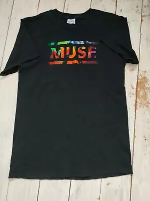 Buy VGC Men's MUSE Resistance Tour Band T-Shirt Size Small (S) Gildan Label • 12.99£