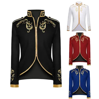 Buy King Cosplay Men Jacket Costume Coats Christmas Party Outwear Tailcoat Fashion • 28.99£