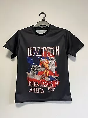Buy Led Zeppelin Stars N Stripes USA '77 T-shirt. Youth Size S • 7.99£