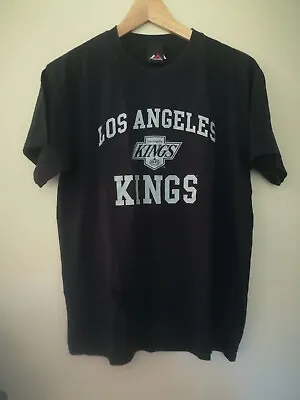 Buy Hockey T-Shirt Los Angeles Kings L.A.Vintage Logo Majestic Medium FREE POSTAGE • 10.90£