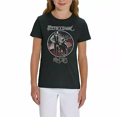 Buy Fleetwood Mac Distressed Rumours Children's Unisex Black T-Shirt • 18.99£