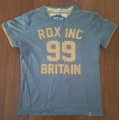 Buy RDX Tshirt Large Beige And Yellow Boxing MMA  • 7.99£