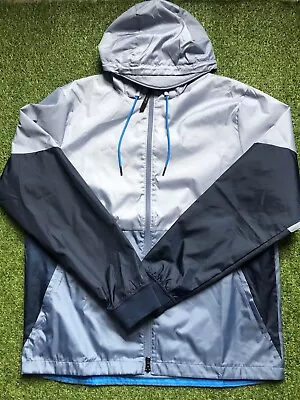 Buy Under Armour Mens Waterproof Zip Jacket Blue - Size L • 45£