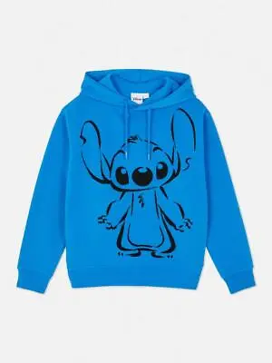 Buy Disney's Lilo & Stitch Blue Hoodie Pullover Drawstring Hoodie Sweatshirt M-2XL • 23.95£