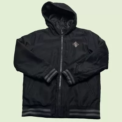 Buy Vans Jacket Coat Size Medium / Large Black Full Zip Hooded Vintage • 14.95£